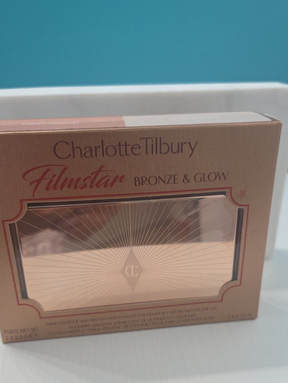 Charlotte Tilbury Bronze & Glow Compact - Light/Medium Clair Moyen